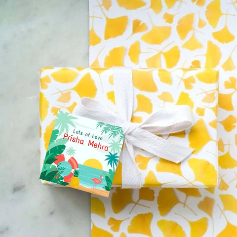 Gift tags / Gift Stickers - Summer Snuggle theme Chatterbox Labels