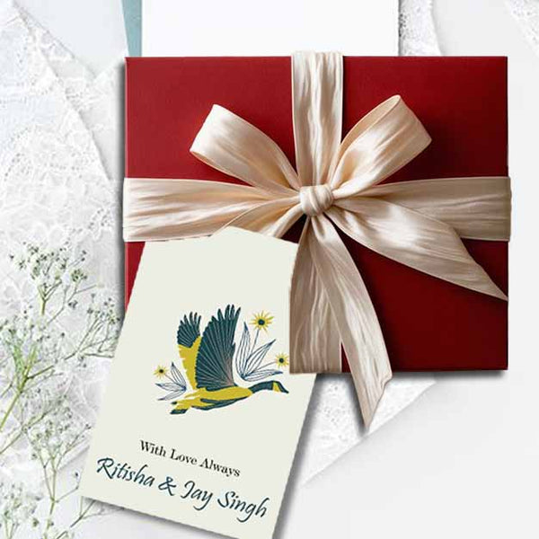 Gift tags / Gift Stickers - Golden Flight