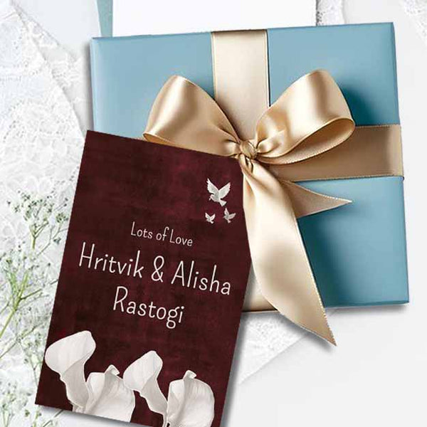 Gift tags / Gift Stickers - Velvet Peace Theme
