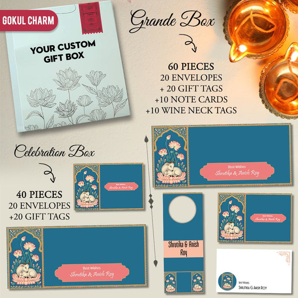 Diwali Gift Stationery Sets - Chatterbox Labels - Gift Tags