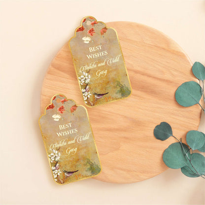 Luxe Personalized Gift Tags - Golden Bloom - Chatterbox Labels-Gift Tags