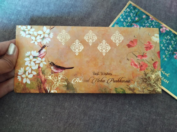 Luxe Money Envelopes - Golden Bloom - Set of 20 - Chatterbox Labels - Luxe Envelopes