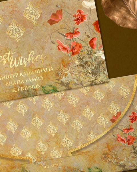 Luxe Money Envelopes - Golden Bloom - Set of 20 - Chatterbox Labels - Luxe Envelopes