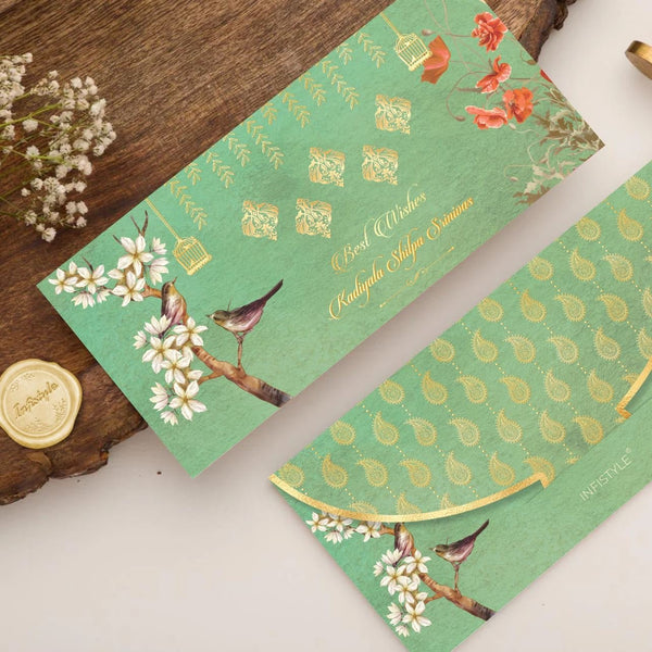 Luxe Money Envelopes - Flora and Fauna - Set of 20 - Chatterbox Labels - Luxe Envelopes