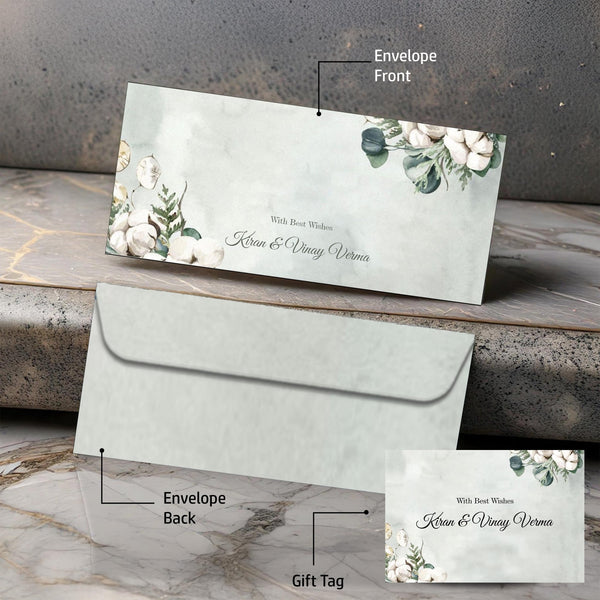 Personalised Money Envelopes - Green Haven - Chatterbox Labels-Envelopes