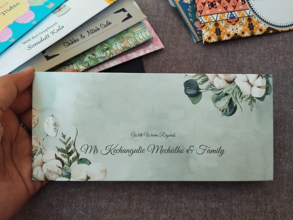 Personalised Money Envelopes - Green Haven - Chatterbox Labels - Envelopes