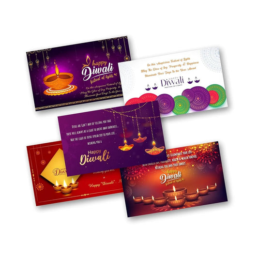 Happy Diwali Celebration Greeting Cards with Envelope