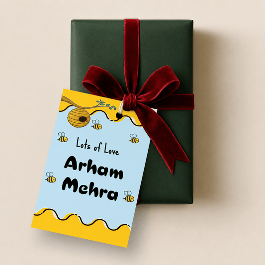 PersonalisedGift tags / Gift Stickers - Honey Bee - Chatterbox Labels - Gift Tags