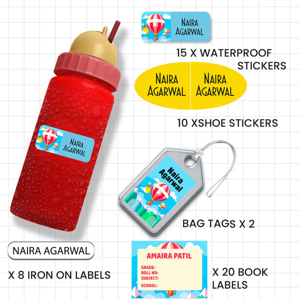 All You Need Pack - Set of 55 pieces - CARS & WHEELS - Chatterbox Labels - Value Packs