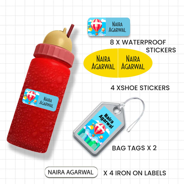 Mini Combo Label Pack - Set of 18 - CARS & WHEELS - Chatterbox Labels - Value Packs