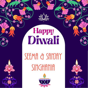 Happy Diwali Gift Tags/ Gift Stickers - Archway of Light theme Chatterbox Labels