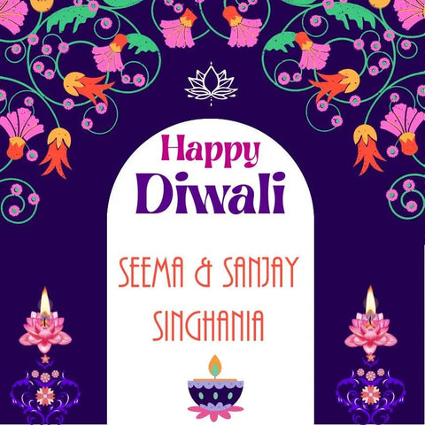 Happy Diwali Gift Tags/ Gift Stickers - Archway of Light theme Chatterbox Labels