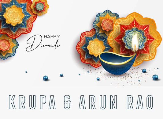 Happy Diwali Gift Tags/ Gift Stickers - Classic Radiance - Chatterbox Labels - Gift Tags