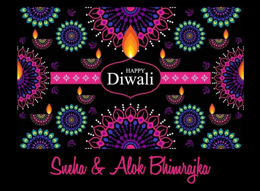 Happy Diwali Gift Tags/ Gift Stickers - Colourful Constellations - Chatterbox Labels - Gift Tags