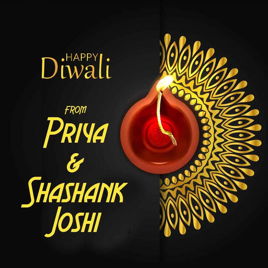 Happy Diwali Gift Tags/ Gift Stickers - Glitter Rangoli theme - Chatterbox Labels - Gift Tags