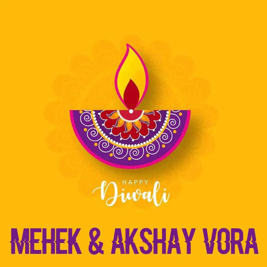 Happy Diwali Gift Tags/ Gift Stickers - Golden Glow - Chatterbox Labels - Gift Tags