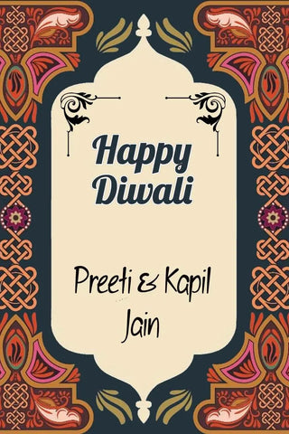Happy Diwali Gift Tags/Gift Stickers - Harmony of Lights Chatterbox Labels