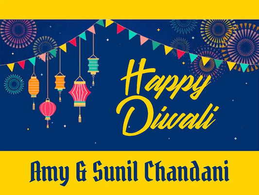Happy Diwali Gift Tags/Gift Stickers - Lanterns Design - Chatterbox Labels - Gift Tags