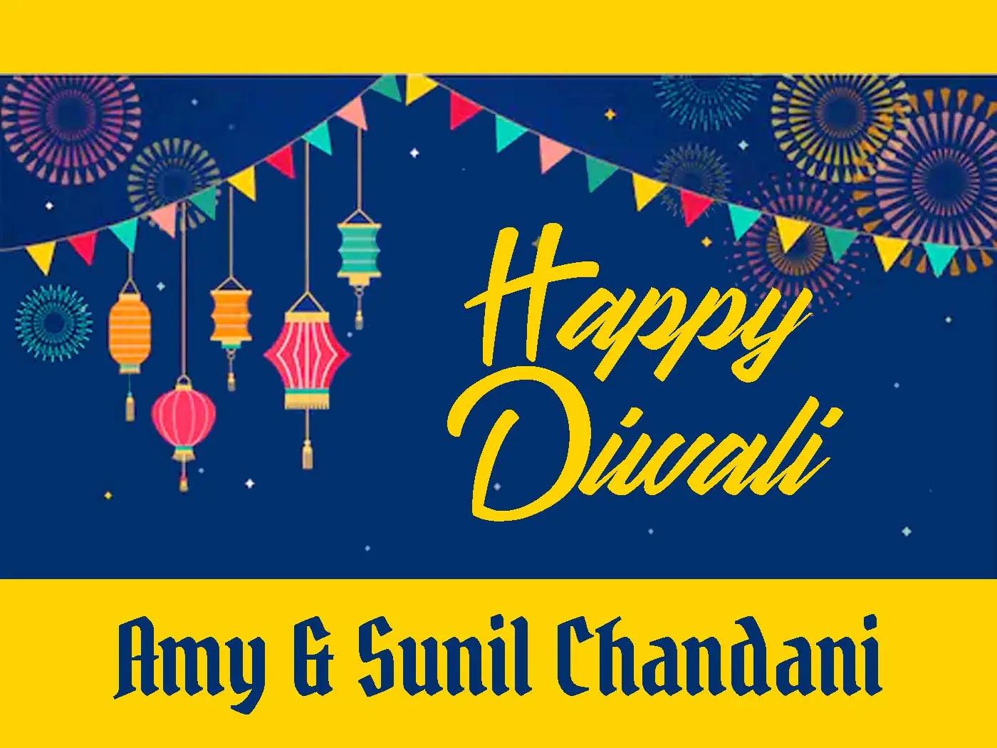 Set of 10 - Lanterns -Happy Diwali Gift Tags Chatterbox Labels