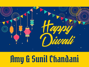Set of 10 - Lanterns -Happy Diwali Gift Tags Chatterbox Labels