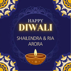 Happy Diwali Gift Tags/Gift Stickers - Luminous Royalty Design Chatterbox Labels