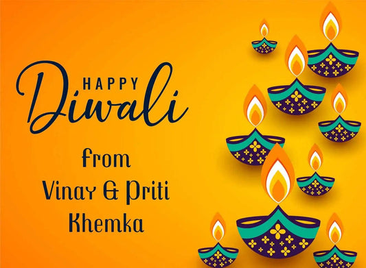 Happy Diwali Gift Tags/Gift Stickers - Motif diyas design - Chatterbox Labels - Gift Tags