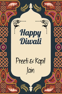 Happy Diwali Gift Tags - Harmony of Lights- Set of 10 Chatterbox Labels