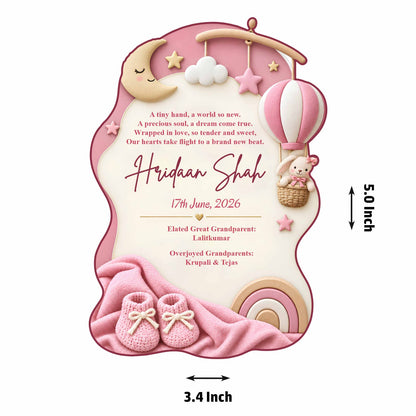Baby Shower & Birth Announcement Gift Tags in Heavenly Arrival Design