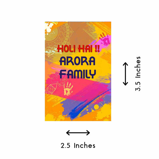 Holi Celebrations - Gift tags - Set of 10 - Chatterbox Labels - Gift Tags