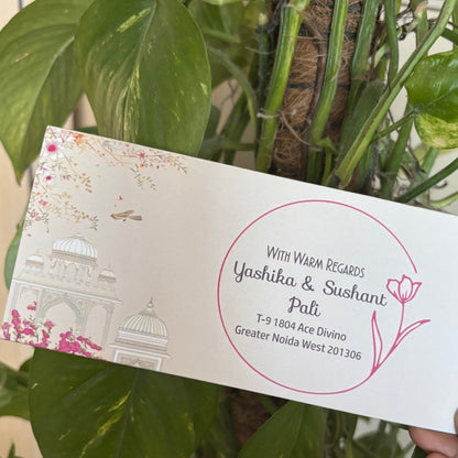 Personalised Money Envelopes - Palace In Blooms - Chatterbox Labels - Envelopes