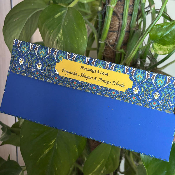 Personalised Money Envelopes - Indigo Impressions Design - Chatterbox Labels - Envelopes