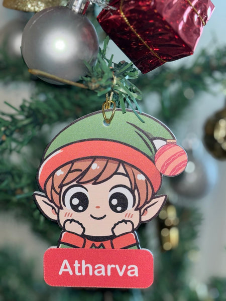 Personalized Christmas Ornaments - Chatterbox Labels - Ornament