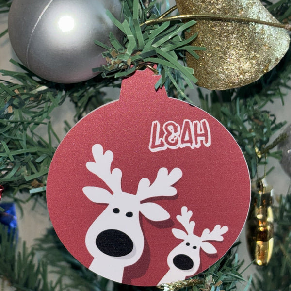 Personalized Christmas Ornaments - Chatterbox Labels - Ornament