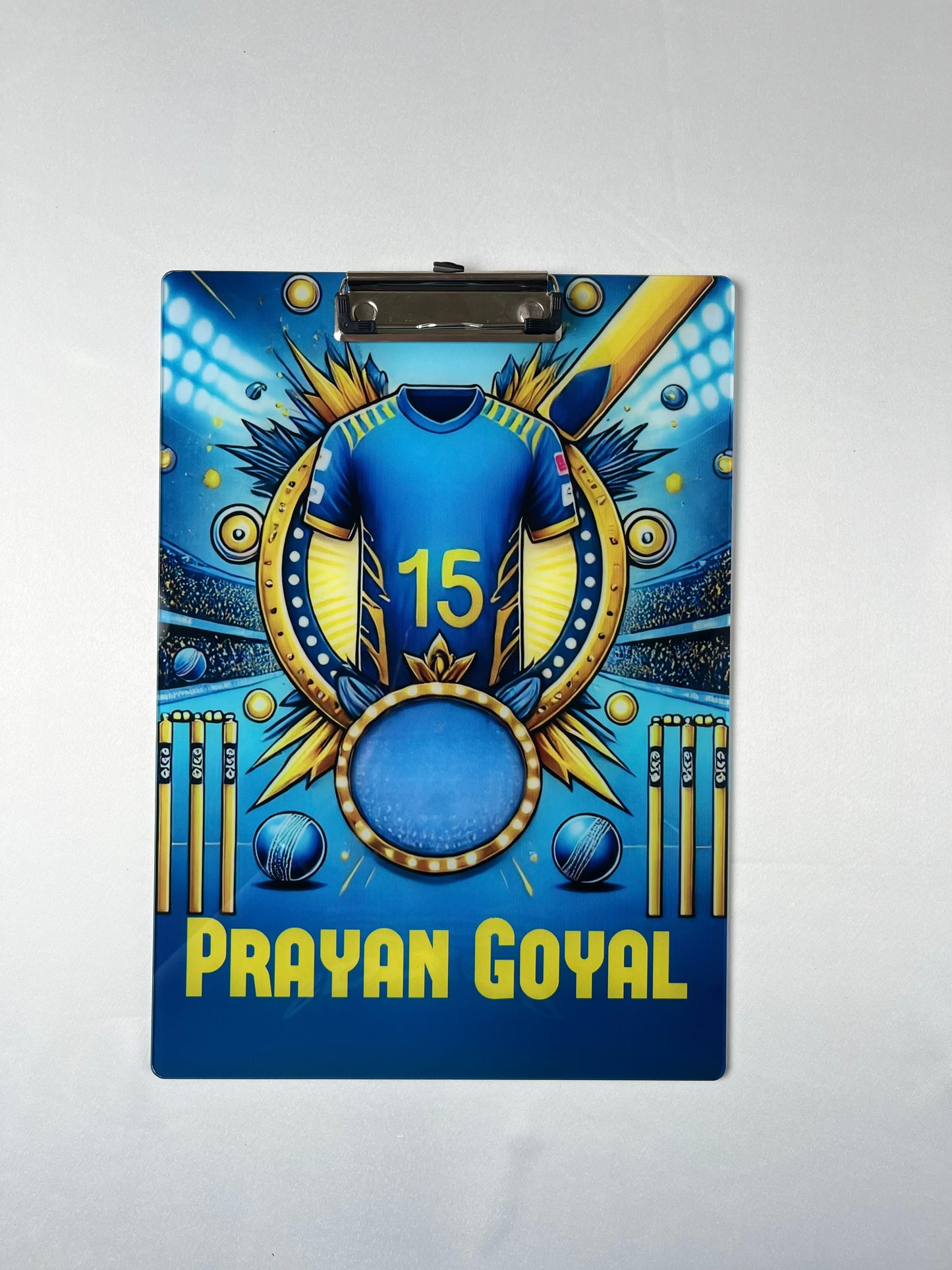 Custom Exam board - Cricket Mania - Blue Storm
