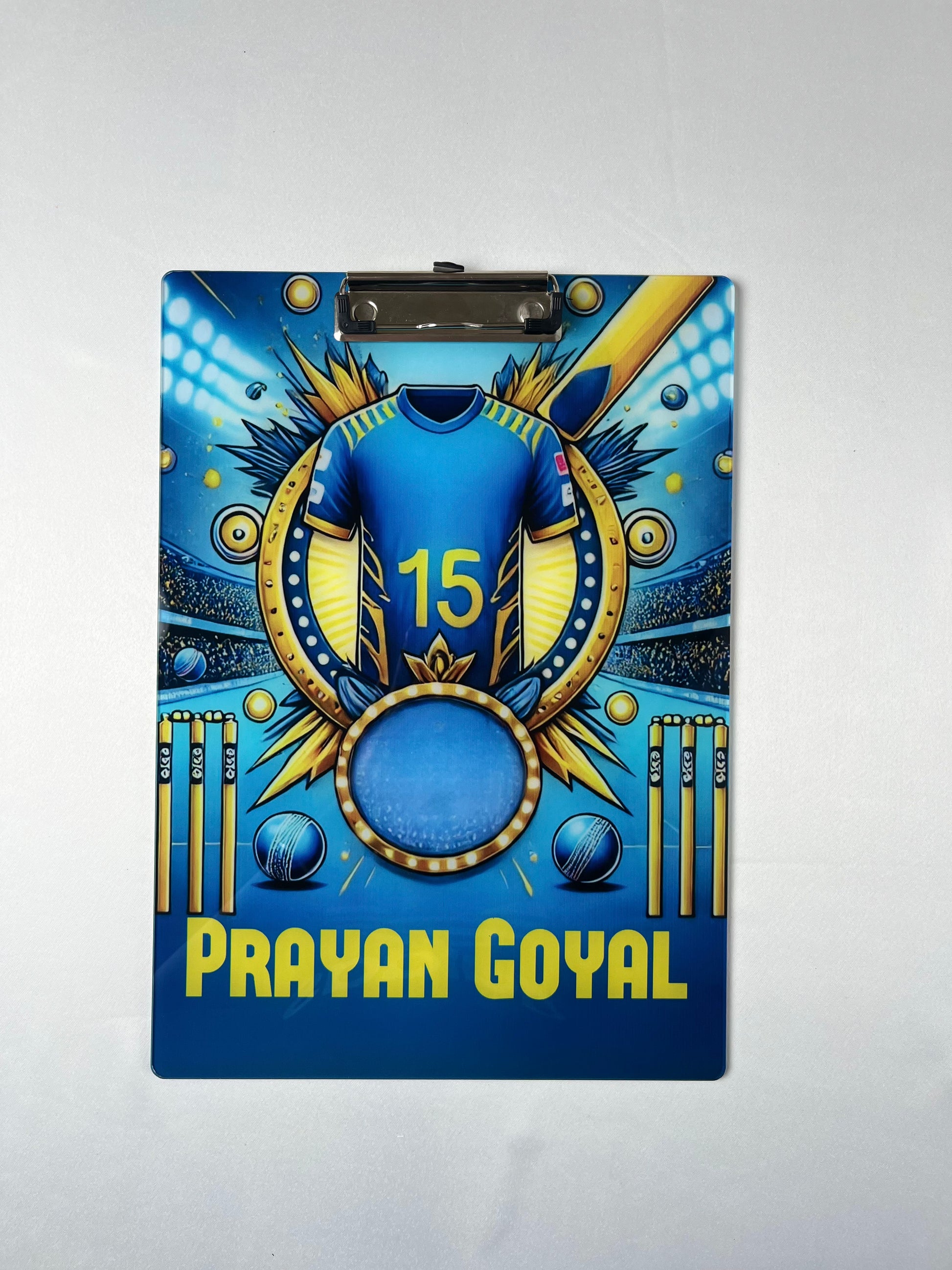 Custom Exam board - Cricket Mania - Blue Storm