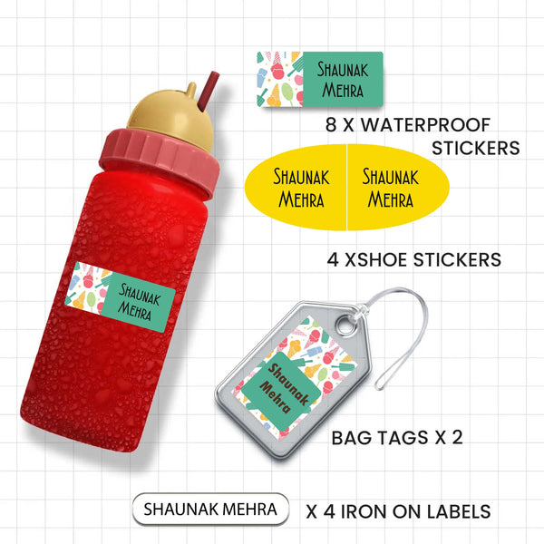 Mini Combo Label Pack - Set of 18 - Chatterbox Labels - Value Packs