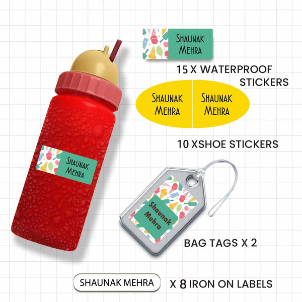 Classic Combo Label Pack - Set of 35 pieces - Chatterbox Labels - Value Packs