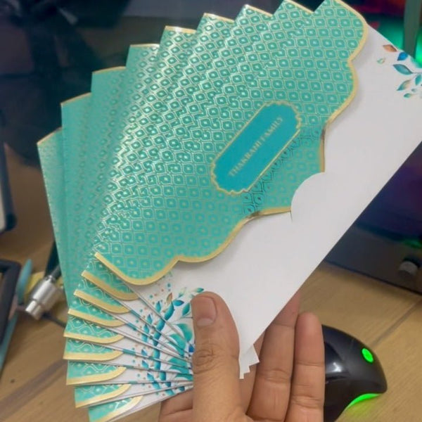 Luxe Money Envelopes - Blue Splendour - Set of 20 - Chatterbox Labels - Luxe Envelopes