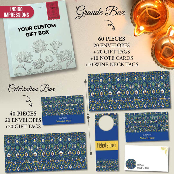 Diwali Gift Stationery Sets - Chatterbox Labels - Gift Tags
