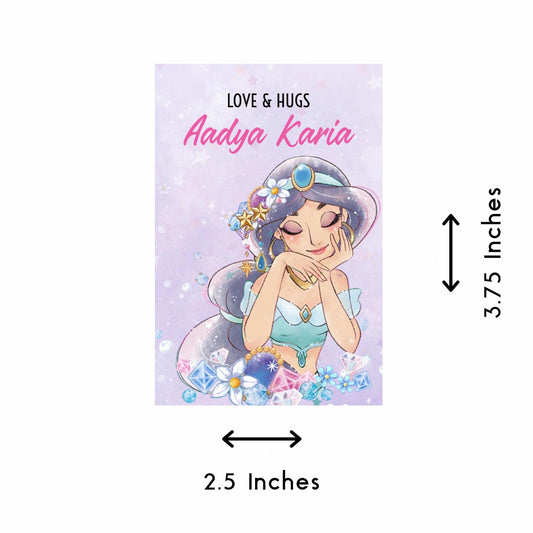Personalised Gift tags / Gift Stickers - Princess Jasmine Design - Chatterbox Labels - Gift Tags