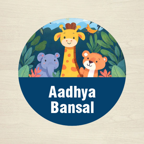 Personalised Waterproof Round Labels & Stickers for Kids - Chatterbox Labels - Design Labels & Stickers