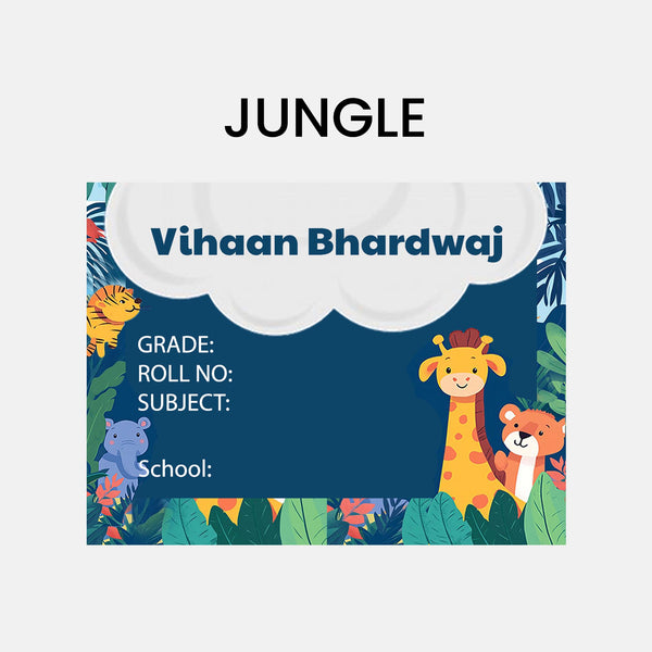 Book Labels & Stickers - ANIMALS & NATURE - Chatterbox Labels - Book Labels