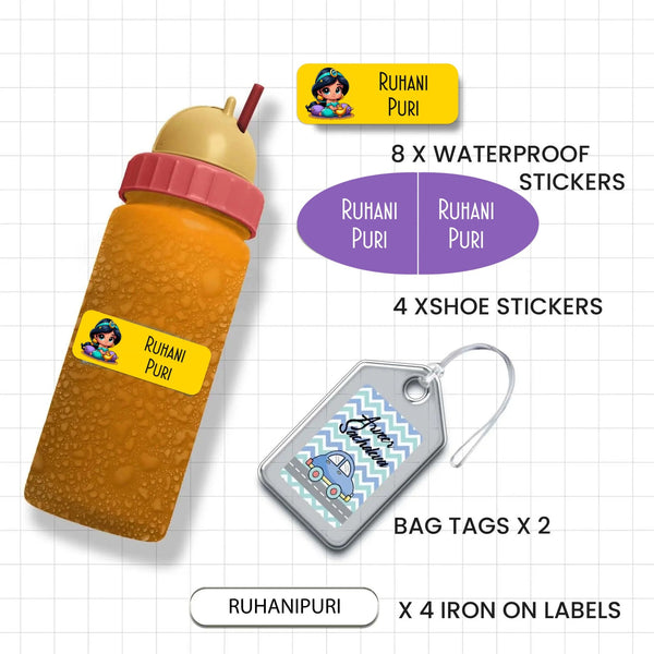 Mini Combo Label Pack - Set of 18 - Chatterbox Labels - Value Packs