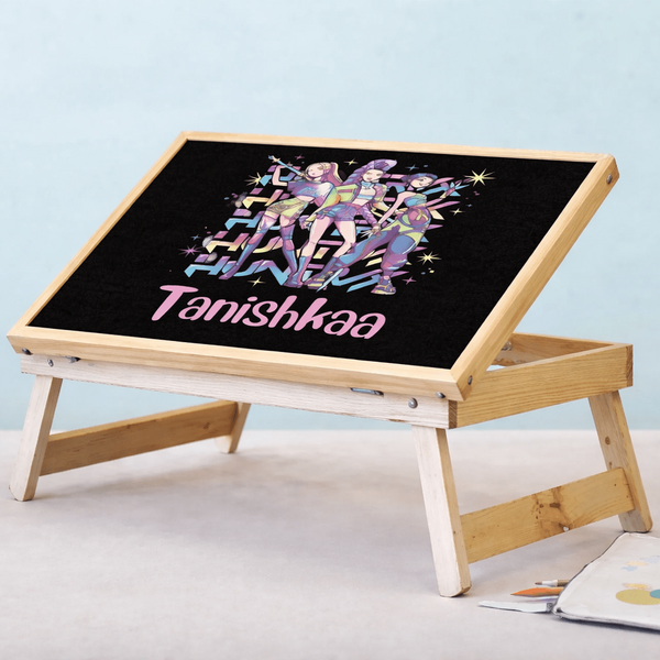 Custom Folding Desk - K Pop Design - Chatterbox Labels - Folding Table