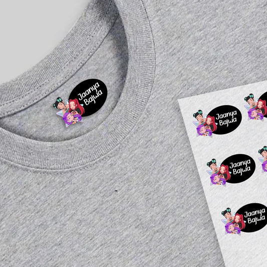 Design Heat Transfer Clothing Labels - Set of 25 - Chatterbox Labels - Clothing Labels
