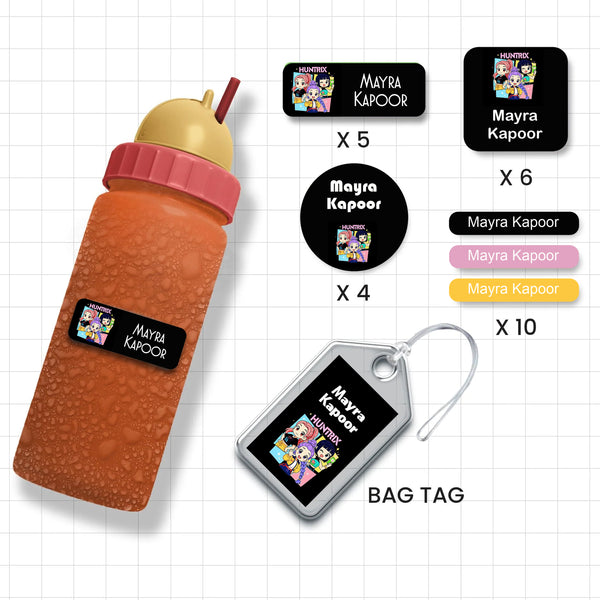Assorted Shapes Waterproof Labels - K Pop Theme