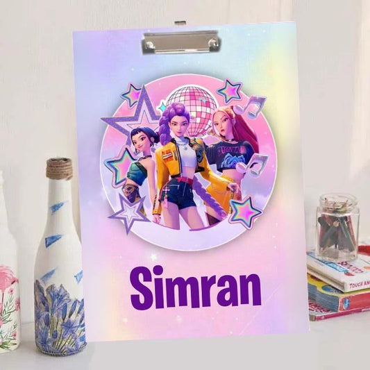 Custom Exam board - K POP Exam Board - Chatterbox Labels - Clipboard