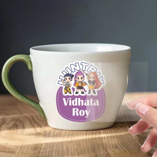 Personalised Embossed Stickers - Chatterbox Labels - Ink Transfer Labels