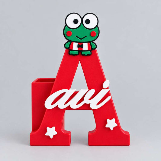 Kerropi Theme Personalised Name Stand & Pen Holder