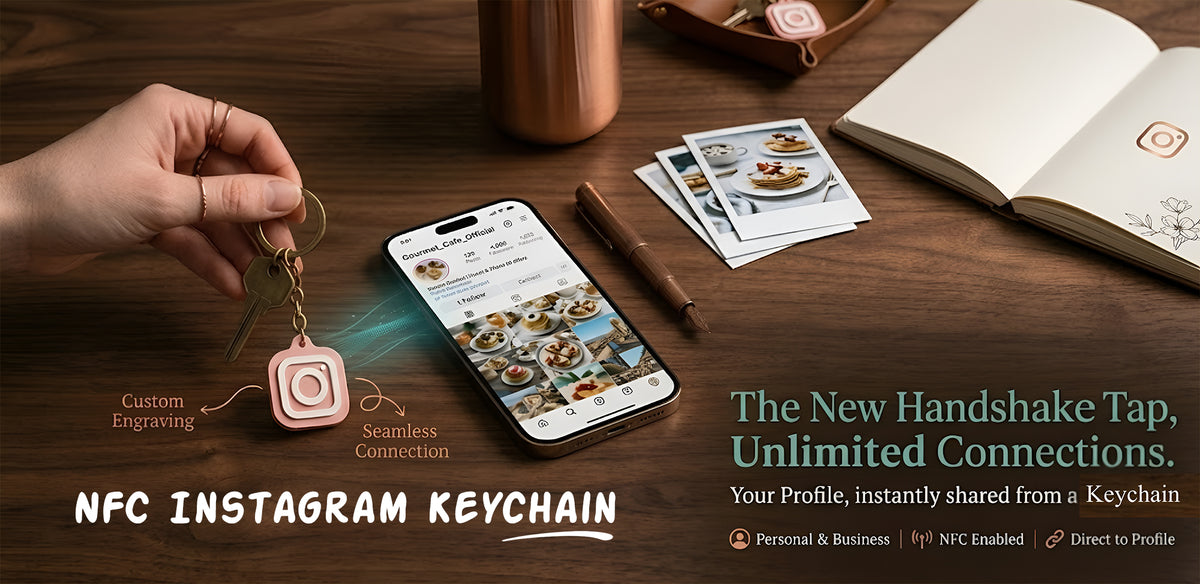 Custom 3D Printed Logo NFC Keychain – Smart Corporate Gifting